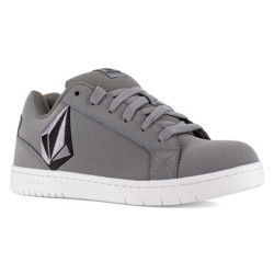 Basket de sécurité en cuir nubuck  Volcom - STONE S3S Gris